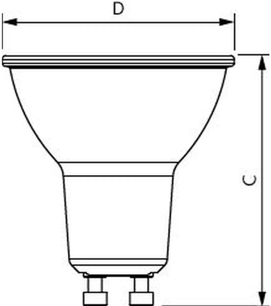 Philips MASTER Value LED Spot GU10 2.8W - 270lm - Zeer Warm Wit