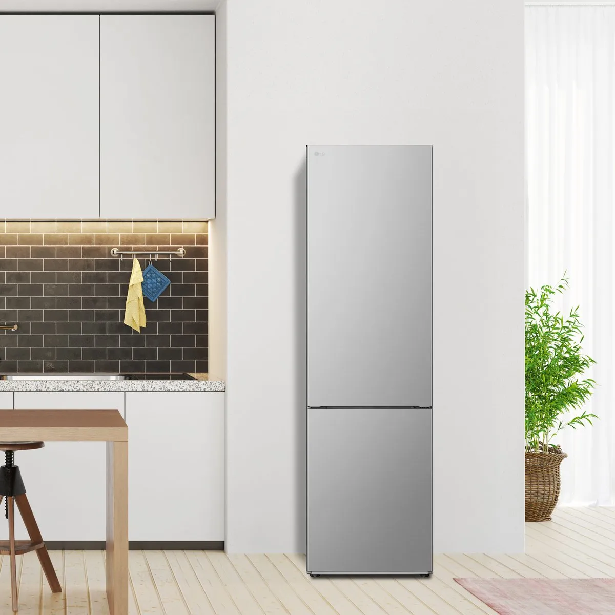 LG GBV22NCBPY Vrijstaand Koelkast - 387L Zilver