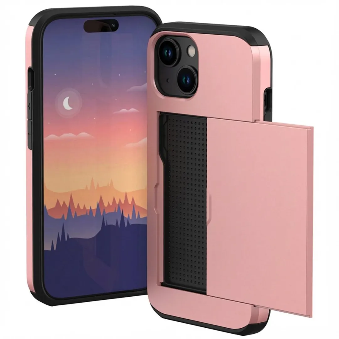 Imoshion Hoesje iPhone 15 Pasjeshouder Rosé Goud