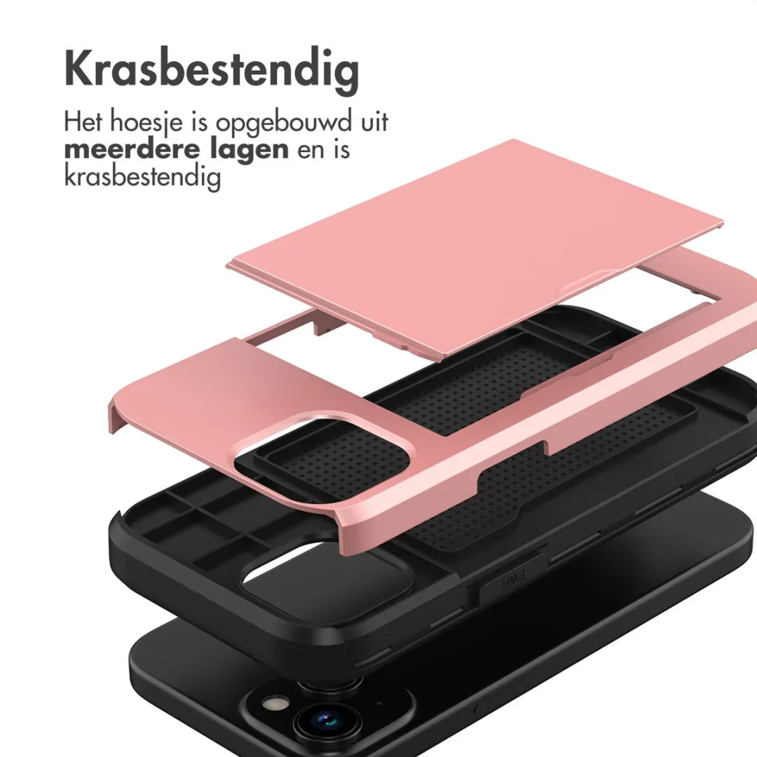 Imoshion Hoesje iPhone 15 Pasjeshouder Rosé Goud