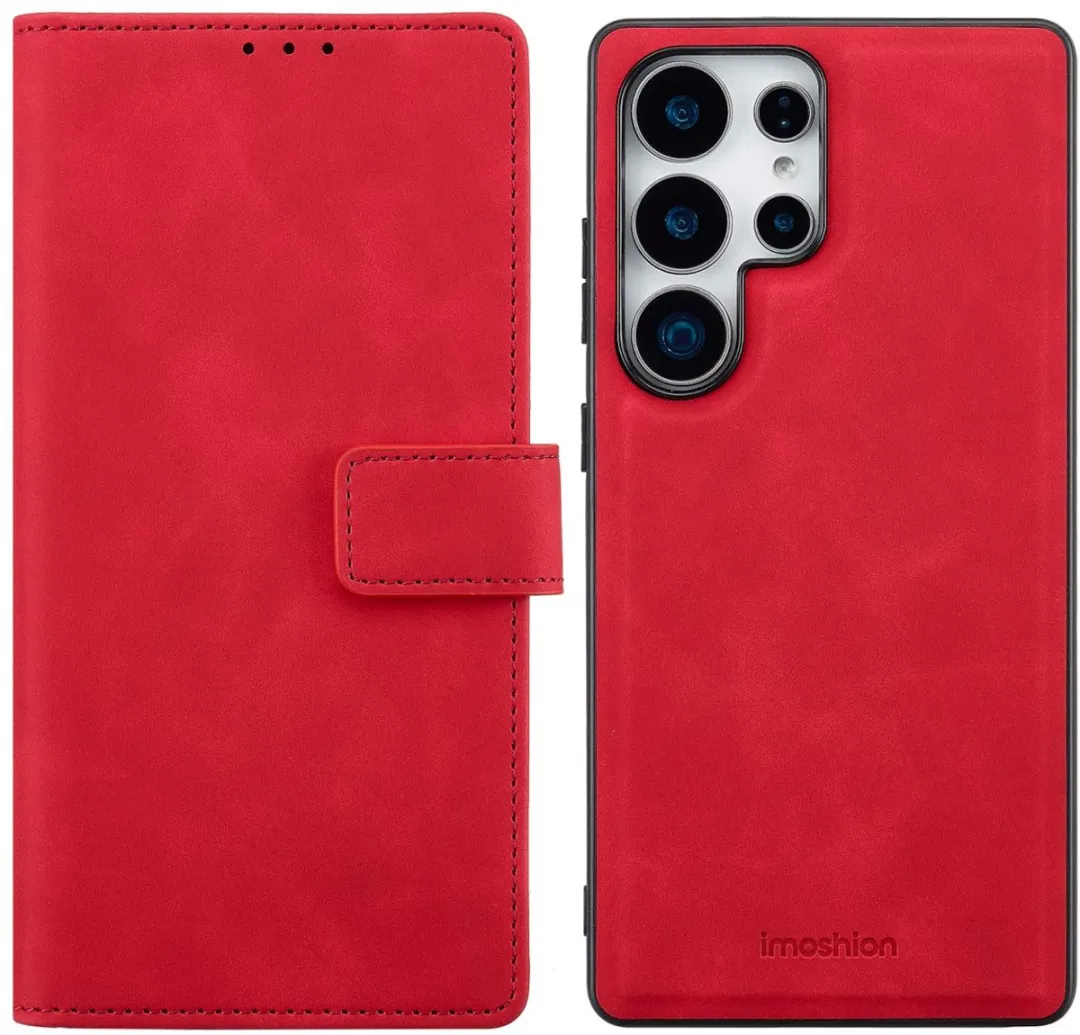 Imoshion Hoesje Samsung Galaxy S25 Ultra 2-in-1 Bookcase - Rood