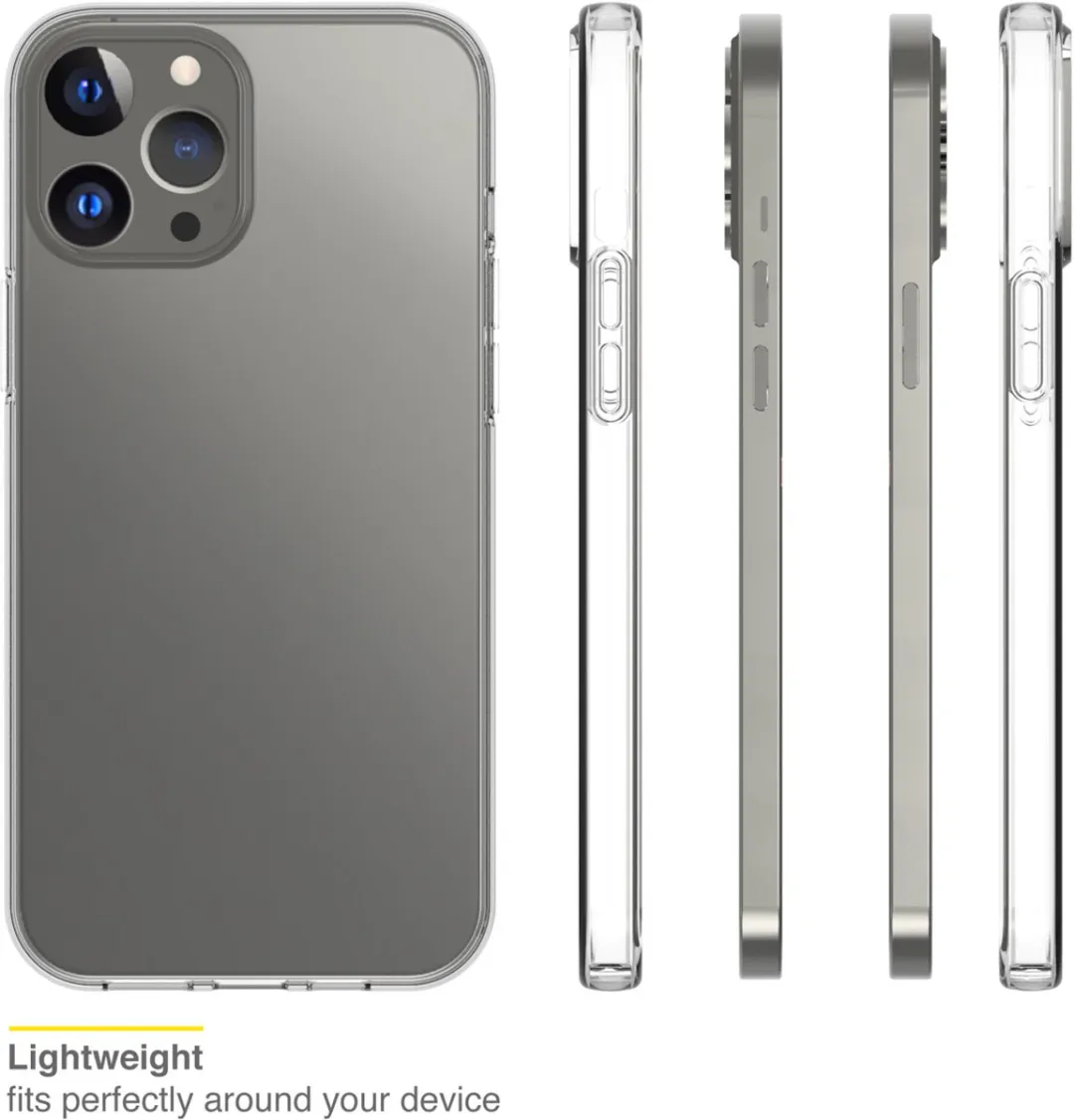 Accezz Hoesje iPhone 13 Pro Max Transparant