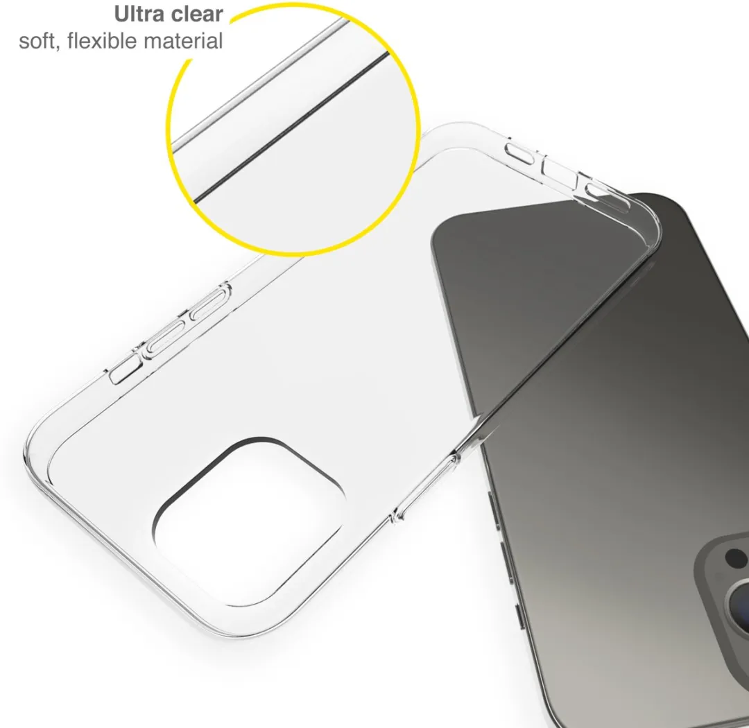 Accezz Hoesje iPhone 13 Pro Max Transparant