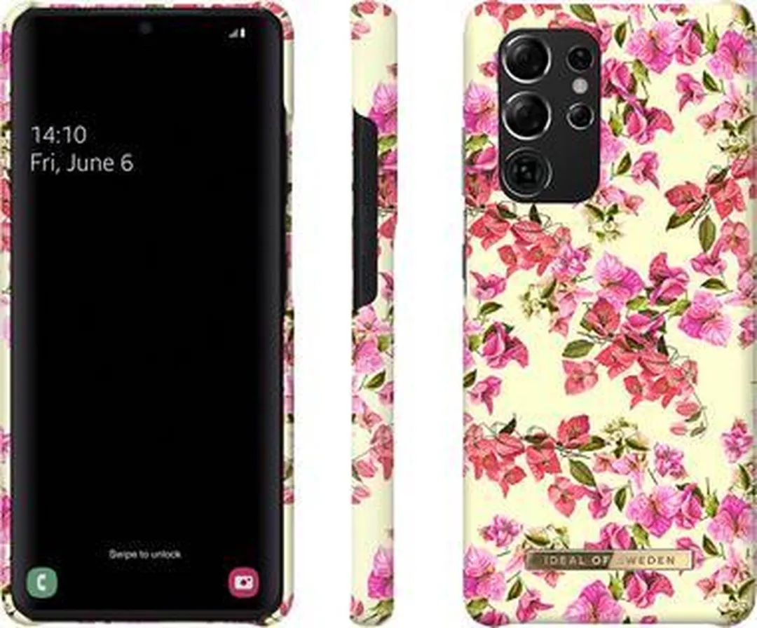 iDeal of Sweden Fashion Case Samsung Galaxy S21 Ultra - Lemon Bloom - IDFCSS21-S21U-259 - afbeelding 2 van 3