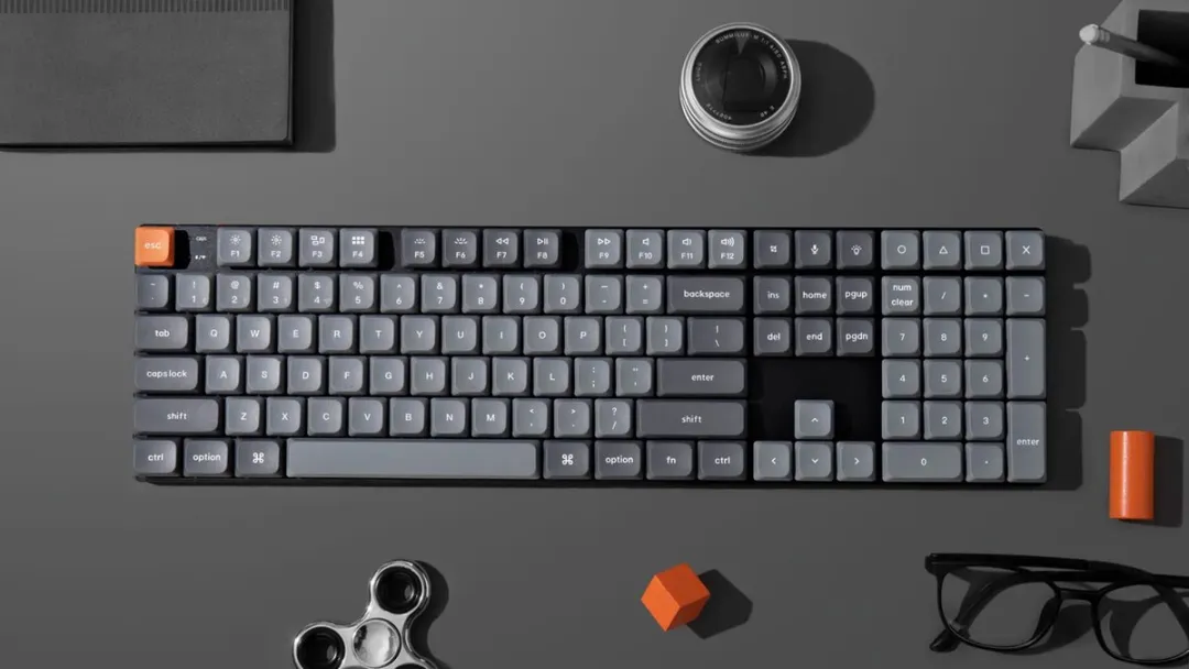 Keychron K5 Max K5M-H3 Mechanisch Toetsenbord - Brown Switch - Zwart