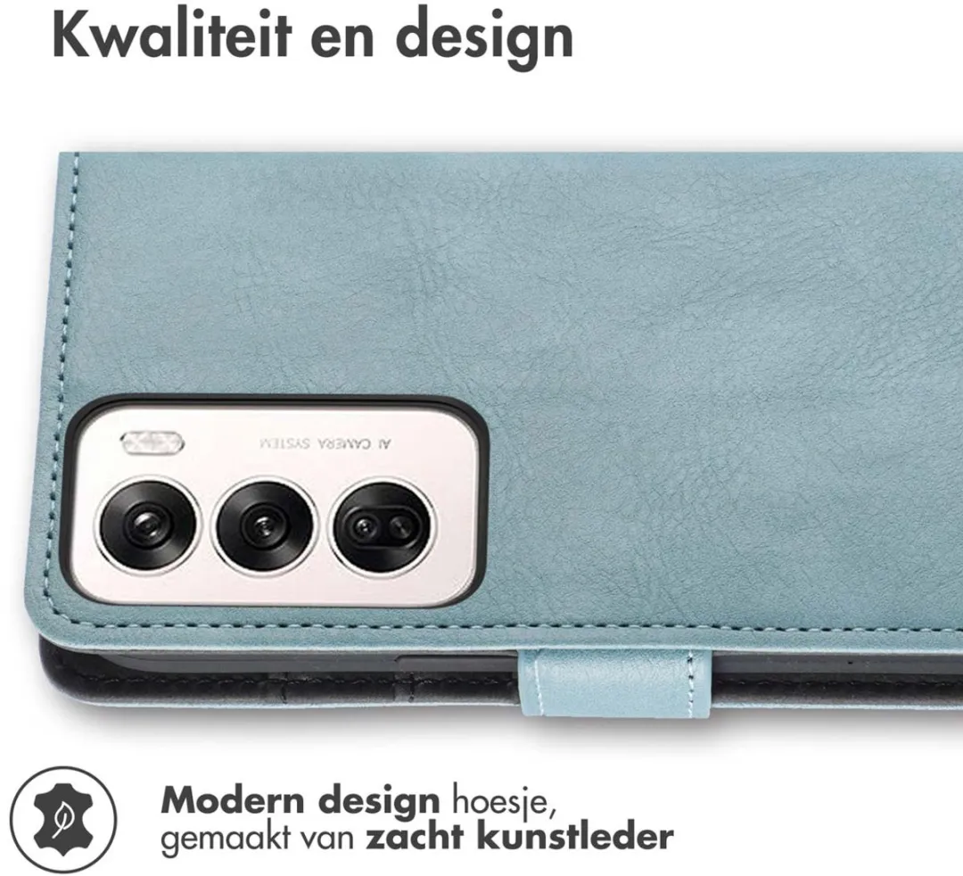 Imoshion Hoesje Oppo Reno 12 - Lichtblauw - 3 Pasjes