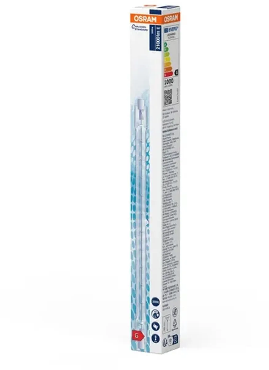 Osram Halogeenlamp R7s 1000W - 2900K Warm Wit