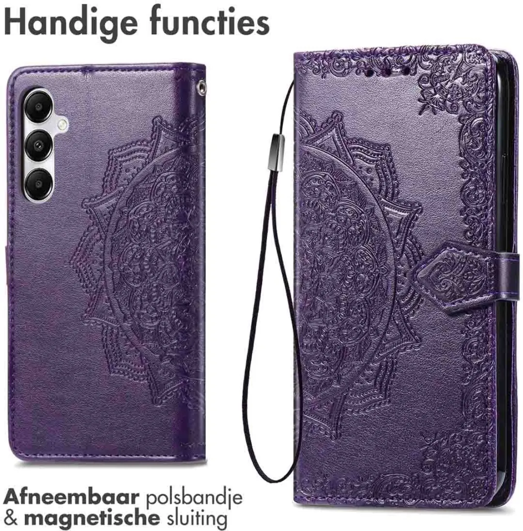 Imoshion Hoesje Samsung Galaxy A35 - 3 Pasjes - Paars