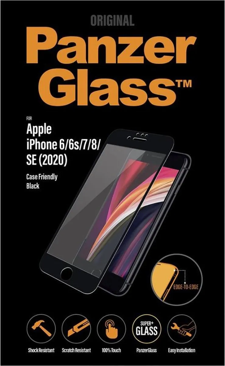 PanzerGlass PZ-2679 iPhone 6/6s Schermbeschermer - Zwart