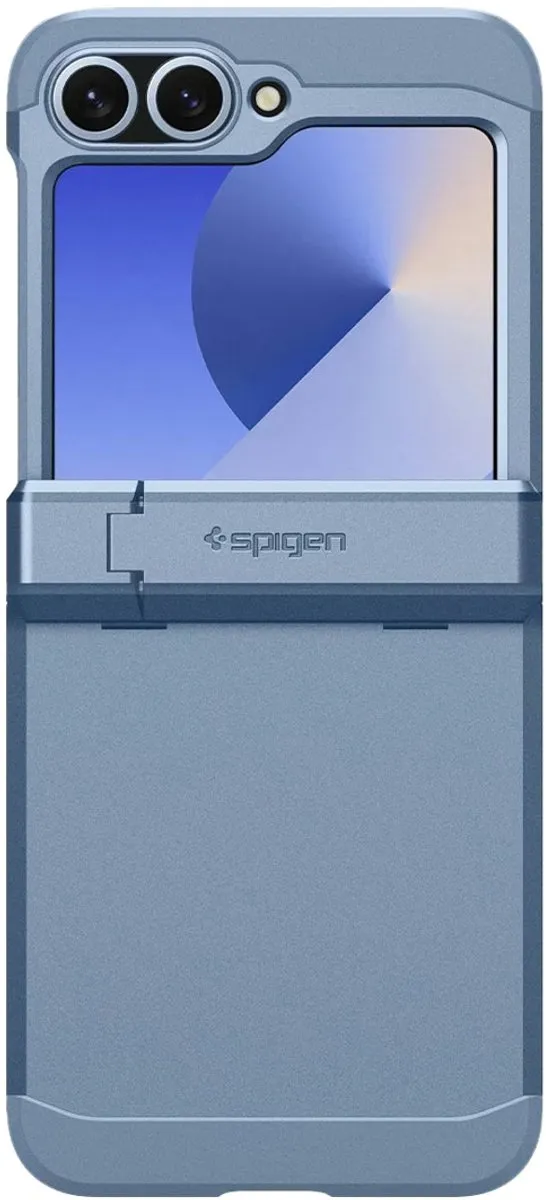 Spigen Tough Armor Pro ACS09808 Backcover - Samsung Galaxy Z Flip 6/7 FE - Blauw