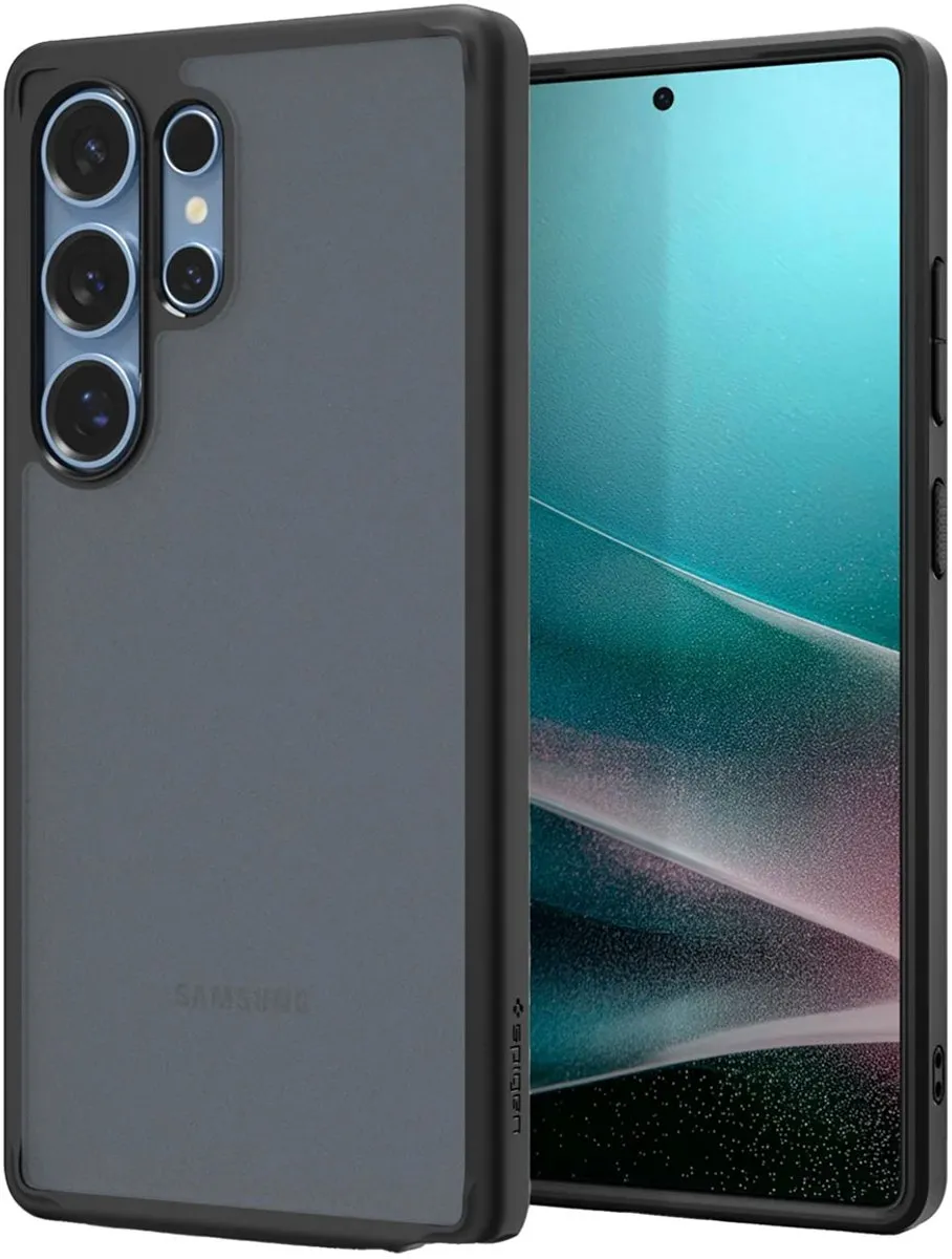 Spigen Ultra Hybrid Backcover ACS08962 - Samsung Galaxy S25 Ultra - Zwart