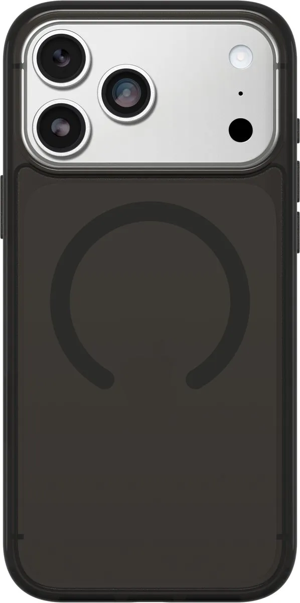 OtterBox Symmetry Clear MagSafe iPhone 17 Pro Max - 77-98876 - Transparant zwart