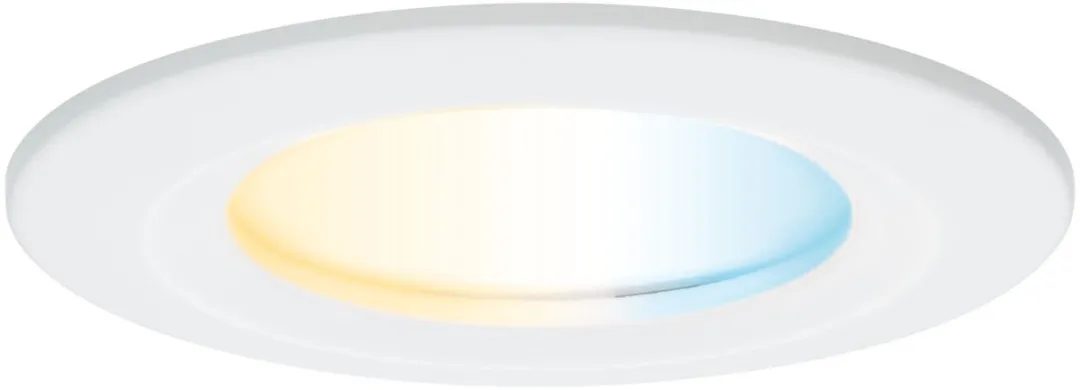 Paulmann Nova Coin LED-inbouwlamp 6W 530lm IP44 Tunable White - Wit mat