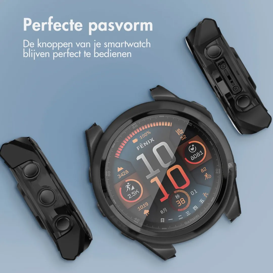 Imoshion Screen Protector Garmin Fenix 8 47mm - Zwart