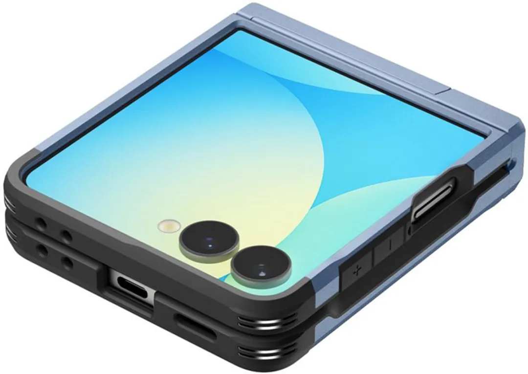 Spigen Tough Armor Pro ACS09562 Backcover - Samsung Galaxy Z Flip 7 - Blauw