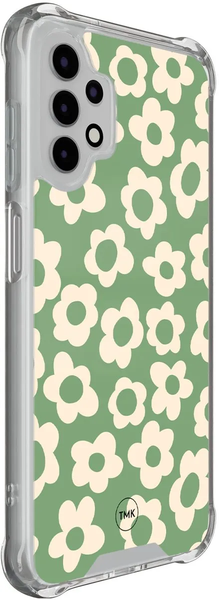 Casevibes S/A134G/S/028 Hoesje Samsung Galaxy A13 4G - Schokbestendig - Groen
