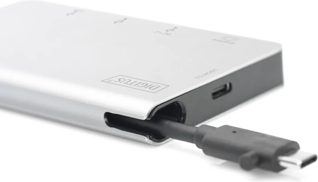 Digitus DA-70867 USB-C Dockingstation - Universeel - Incl. laadfunctie