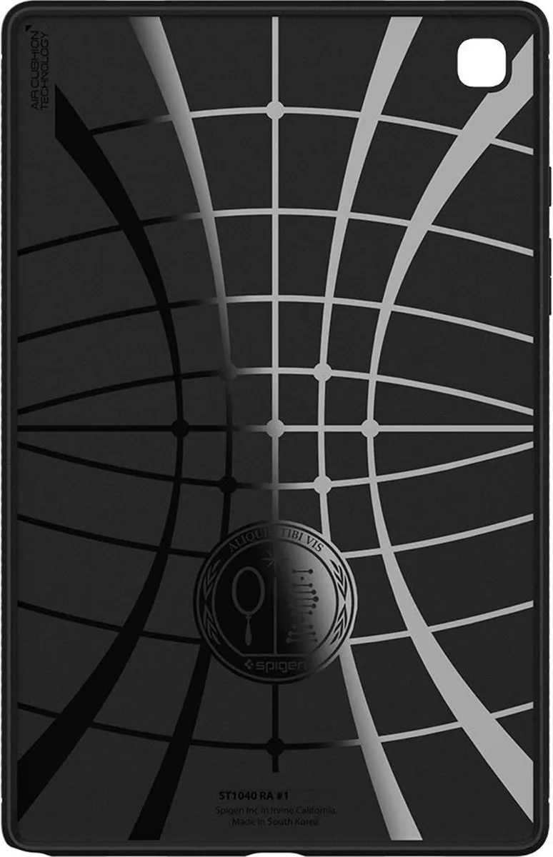 Spigen Rugged Armor ACS01562 Hoes - Samsung Galaxy Tab A7 (2020) - Zwart