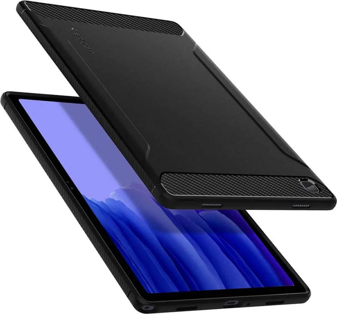 Spigen Rugged Armor ACS01562 Hoes - Samsung Galaxy Tab A7 (2020) - Zwart