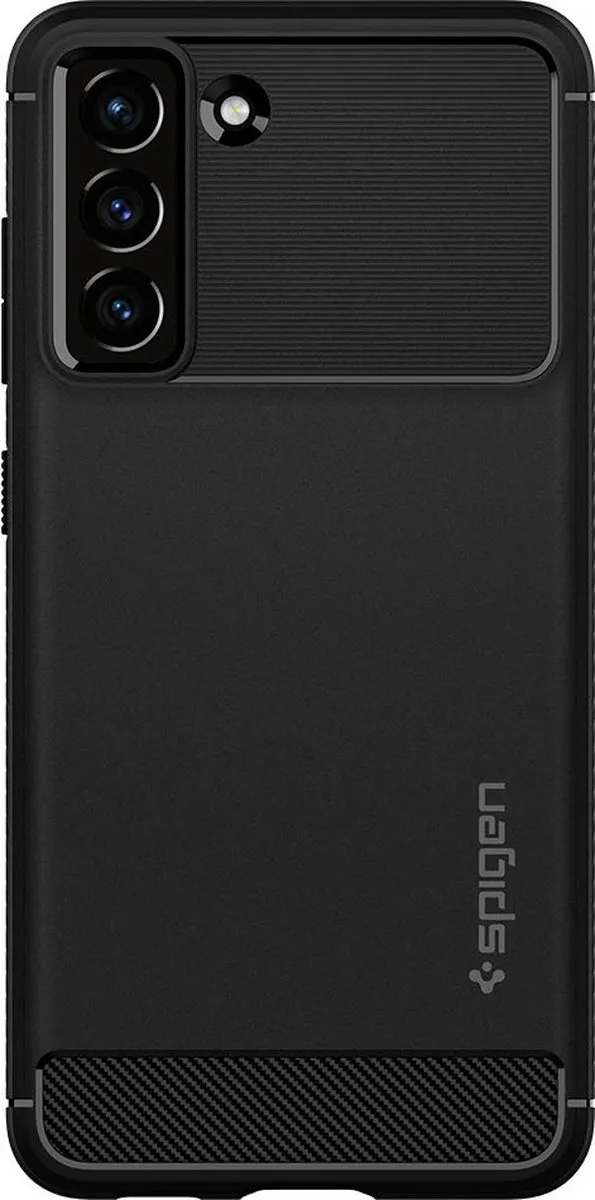 Spigen Samsung Galaxy S21 FE Rugged Armor Hoesje - Zwart - afbeelding 6 van 6