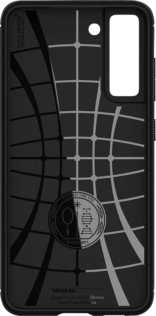 Spigen Samsung Galaxy S21 FE Rugged Armor Hoesje - Zwart