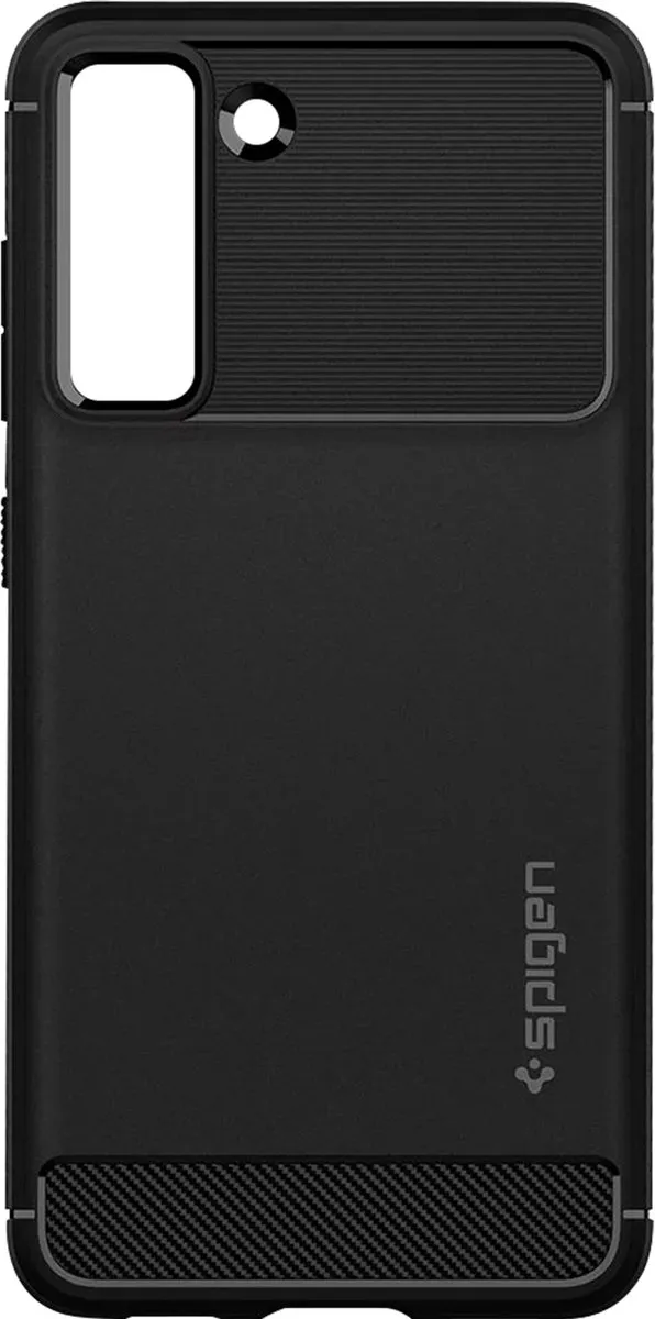 Spigen Samsung Galaxy S21 FE Rugged Armor Hoesje - Zwart