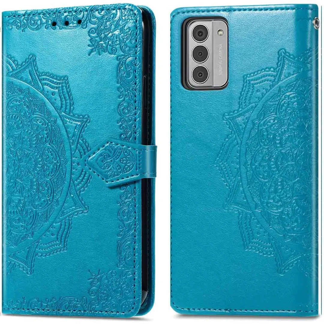 Imoshion Nokia G42 Hoesje Mandala Bookcase - Turquoise