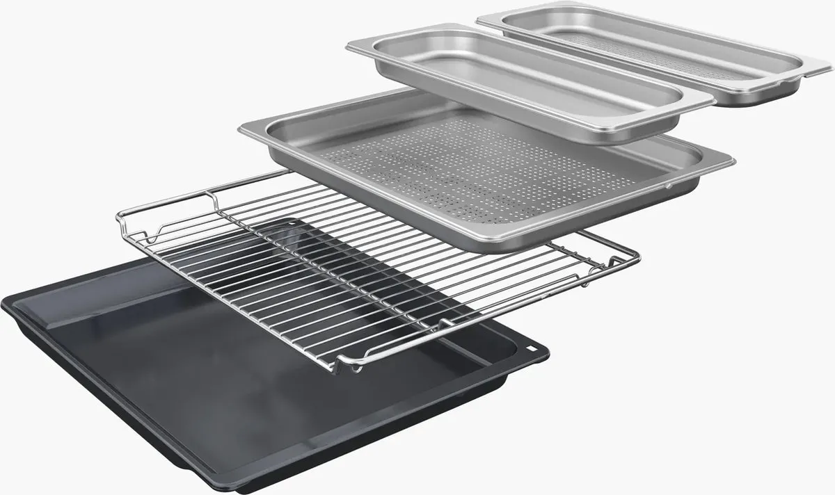 Bosch Serie 8 CSG7364B1 Inbouwstoomoven 47L - Zwart