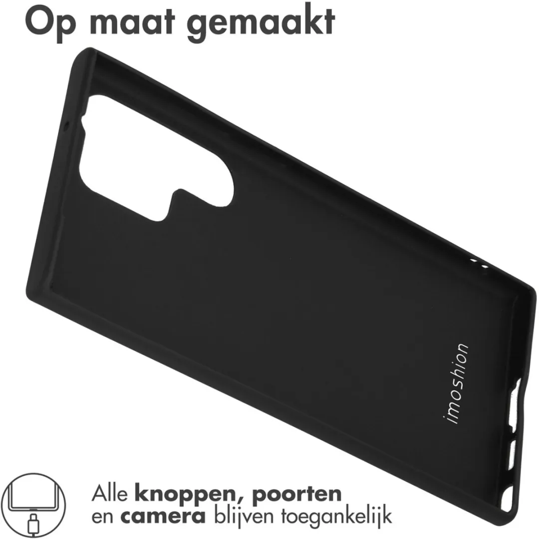 imosHion Hoesje Samsung Galaxy S23 Ultra - Zwart