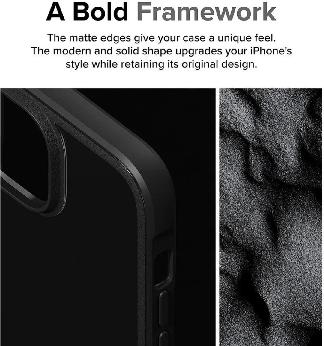 Ringke Fusion Bold iPhone 15 Plus Hoesje - Zwart