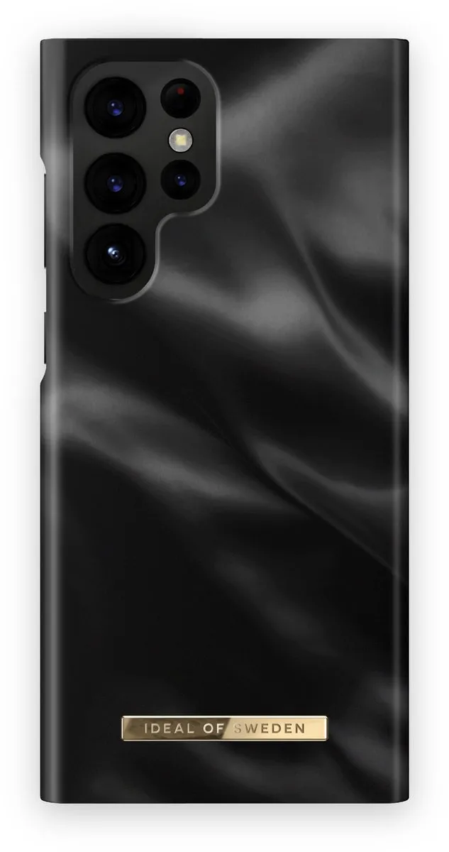 iDeal of Sweden Fashion Case Samsung Galaxy S22 Ultra - Black Satin - IDFCSS21-S22U-312