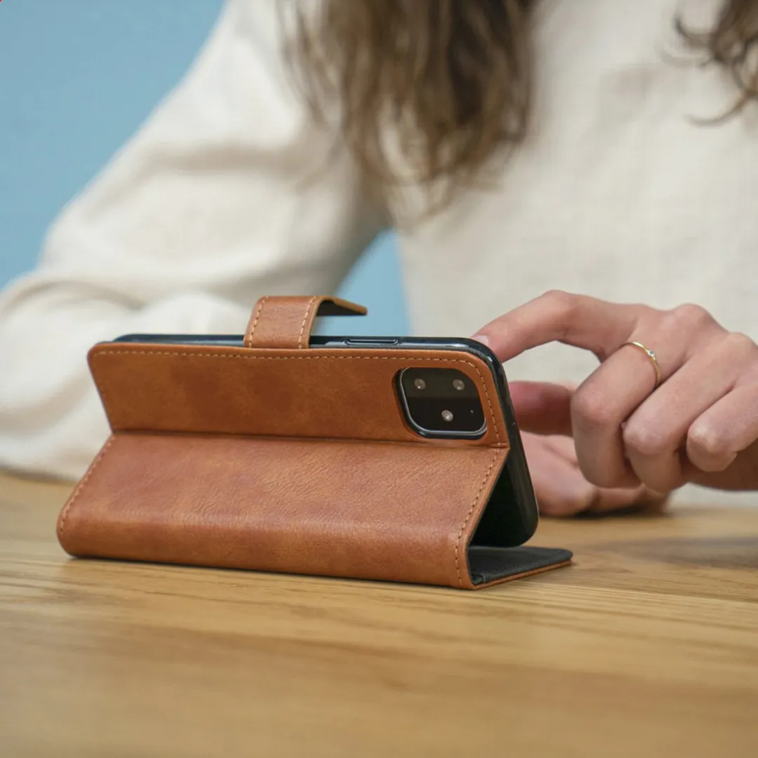 Imoshion Hoesje Motorola Moto G9 Power 3 Pasjes - Bruin