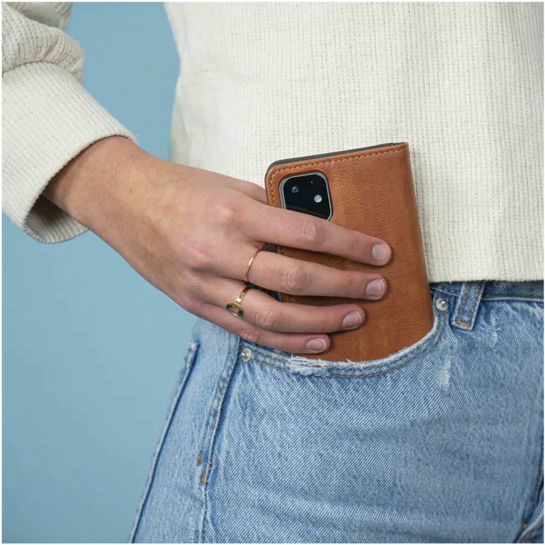 Imoshion Hoesje Motorola Moto G9 Power 3 Pasjes - Bruin