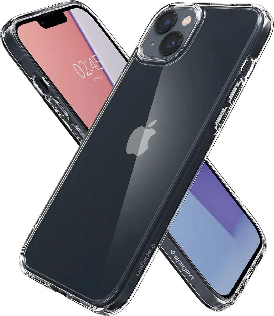 Spigen Crystal Hybrid ACS04653 Hoesje - iPhone 14 Plus - Transparant