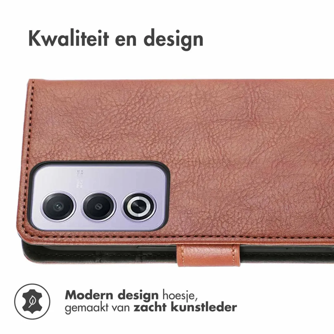 Imoshion Hoesje Oppo A80 5G - 3 Pasjes - Bruin