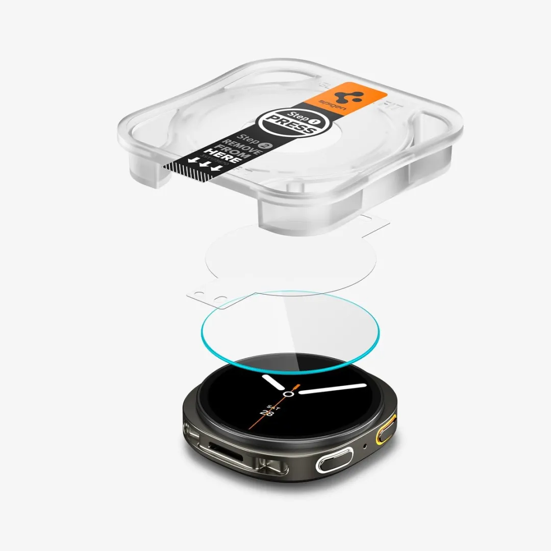 Spigen Glas.tr Ez-Fit Glas 40mm - Transparant - 2 Stuks