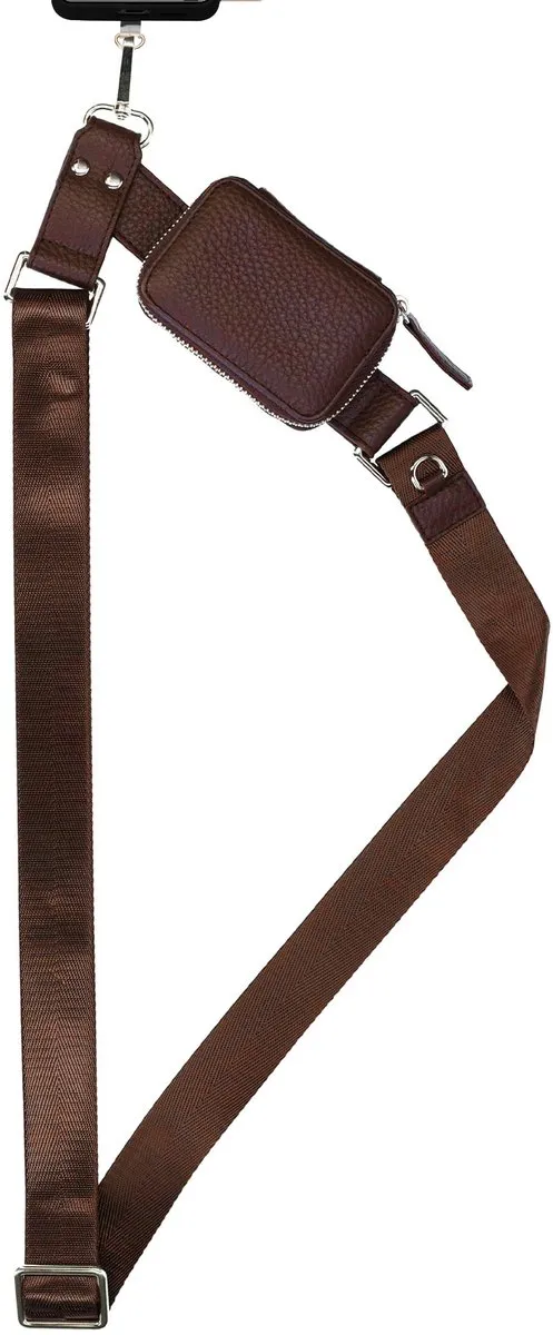 Selencia Universeel Telefoontasje Mocha Brown