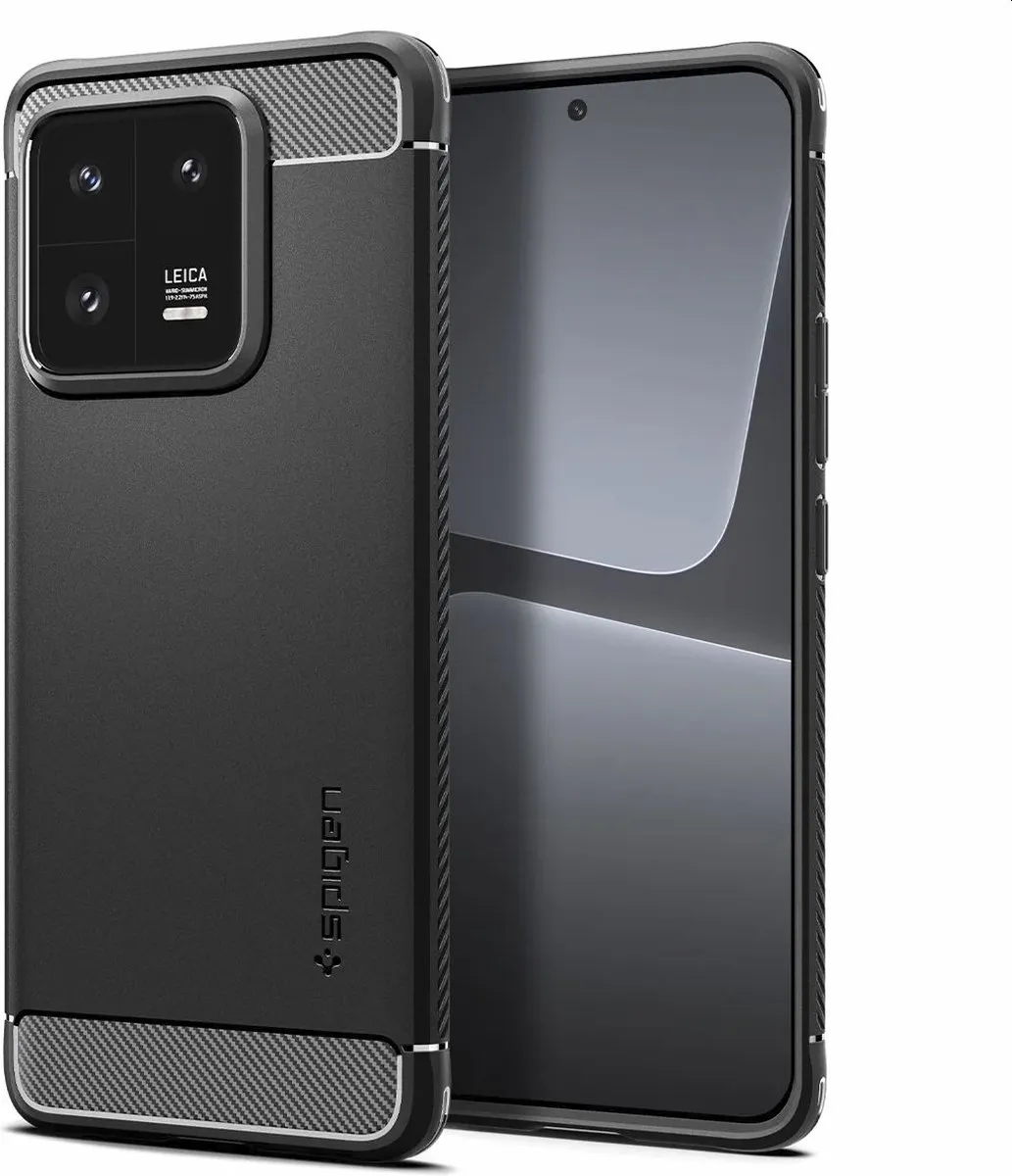 Spigen Rugged Armor ACS05325 Xiaomi 13 Pro Hoesje - Zwart