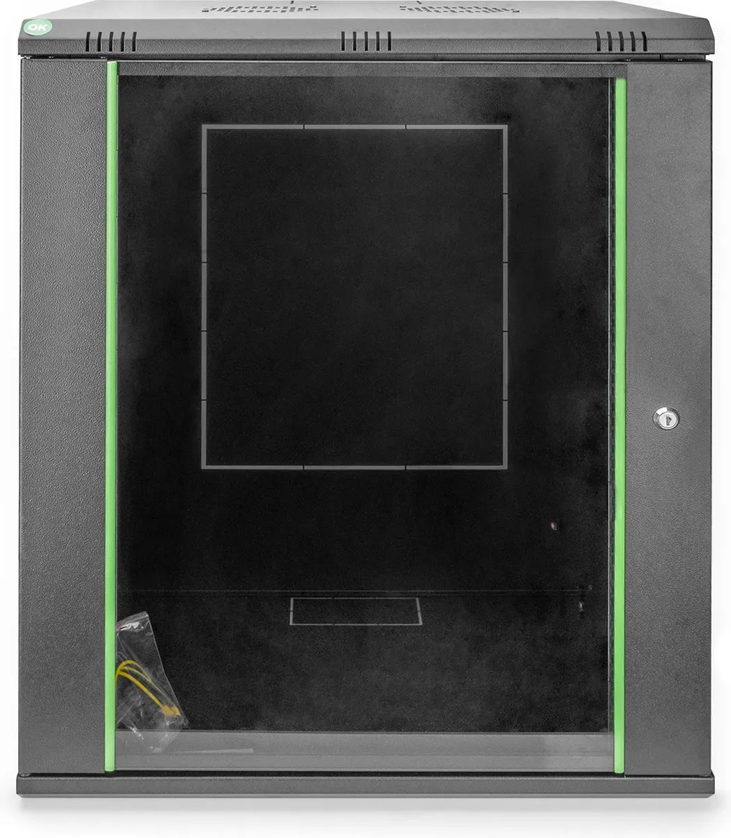 Digitus DN-19 16-U-EC-SW Wandkast 16HE - 600x816x450mm Zwart - afbeelding 6 van 6