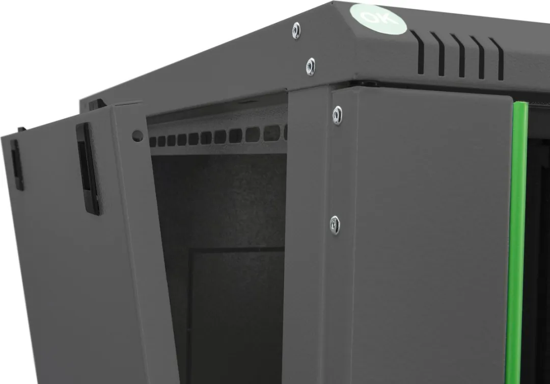Digitus DN-19 16-U-EC-SW Wandkast 16HE - 600x816x450mm Zwart
