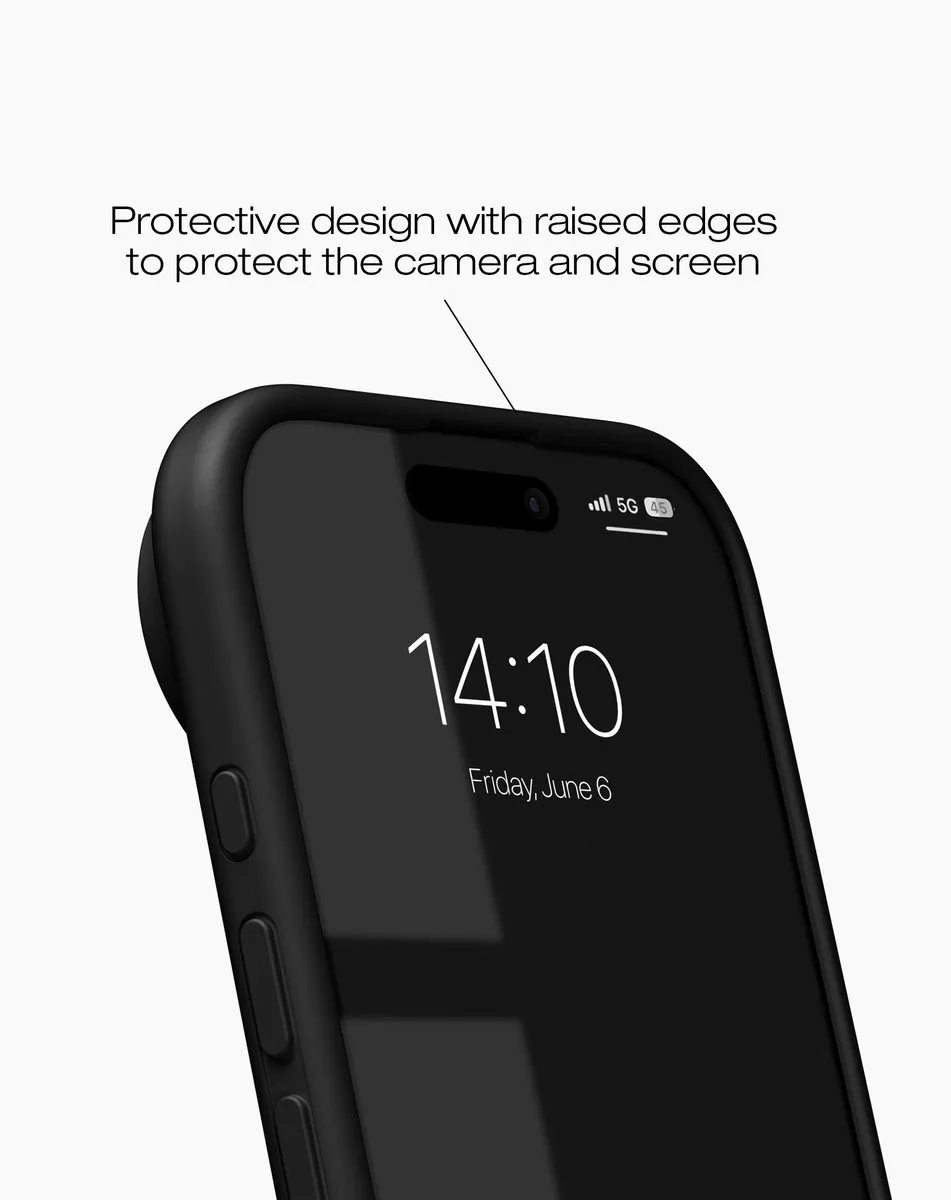 iDeal of Sweden iPhone 17 Air Silicone Hoesje - Zwart