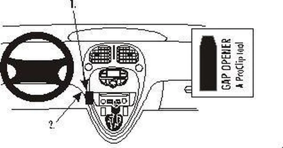 Brodit ProClip 853026 Houder Citroën Xsara Picasso 2000-2006