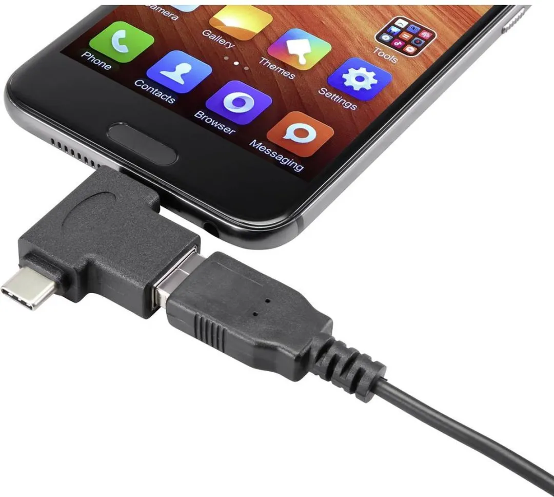 Renkforce RF-4541490 USB-C naar USB-A Adapter