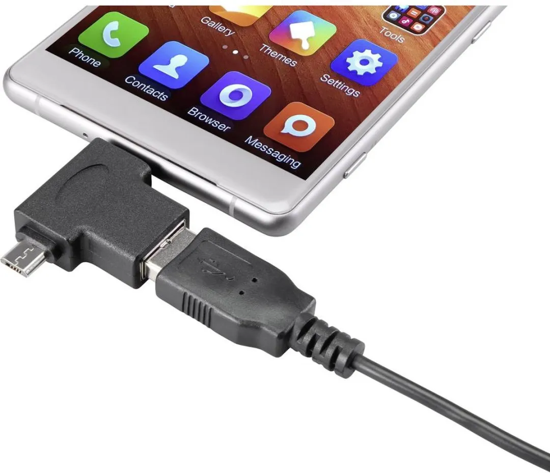 Renkforce RF-4541490 USB-C naar USB-A Adapter - Zwart