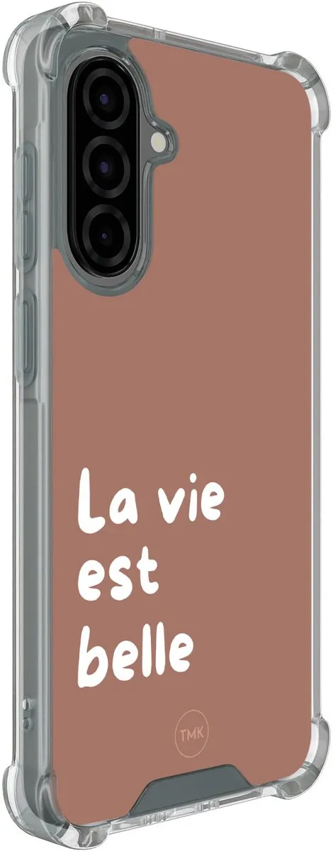 Casevibes Shockproof Hoesje Samsung Galaxy A56 S/A56/S/021 - Transparant Bruin