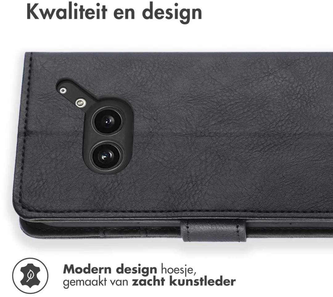 Imoshion Hoesje Nothing Phone (2a) - 3 Pasjes - Zwart