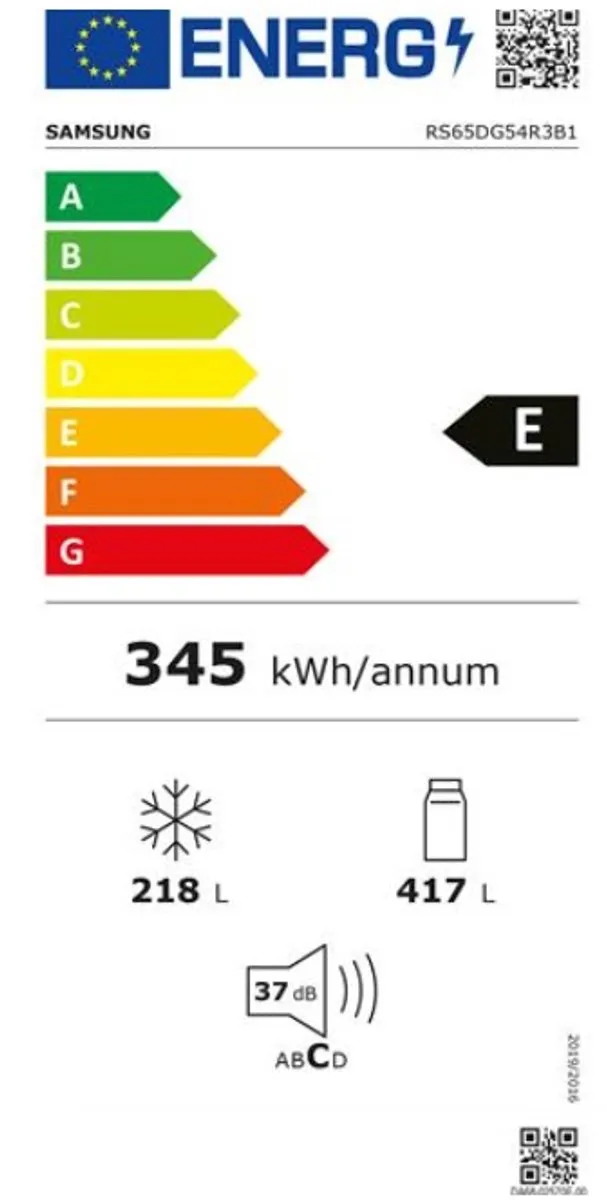 Samsung RS65DG54R3B1EF Koelkast - 635L NoFrost Zwart - afbeelding 6 van 6