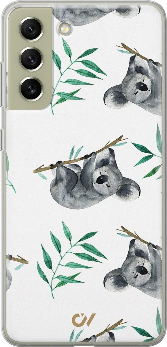 Casevibes Galaxy S21 FE Hoesje Koala Print