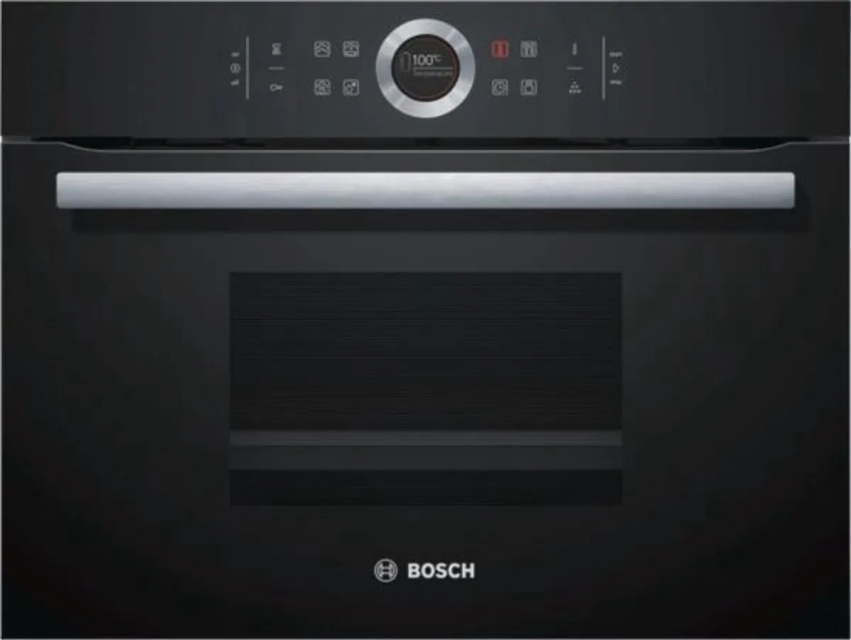 Bosch Serie 8 CDG634AB0 Stoomoven 38L - Zwart