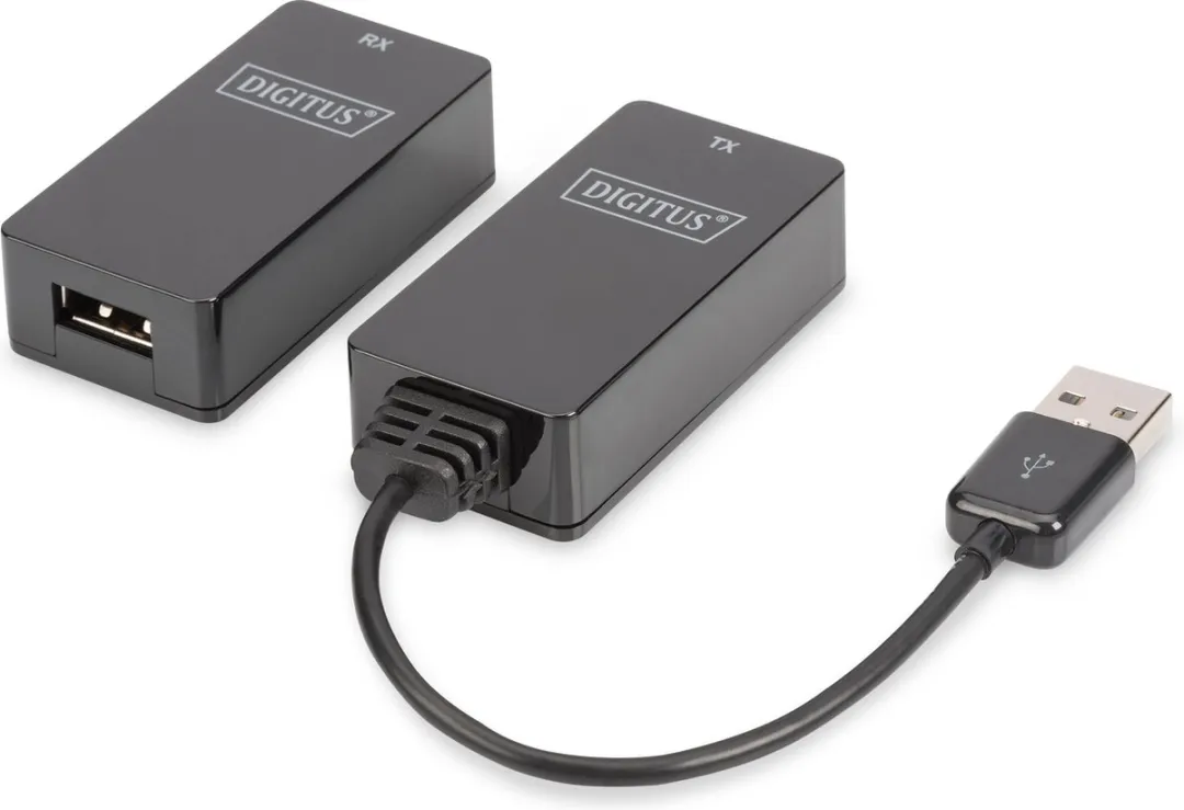 Digitus DA-70139-2 USB-A Extender - RJ45 - 45m - Zwart